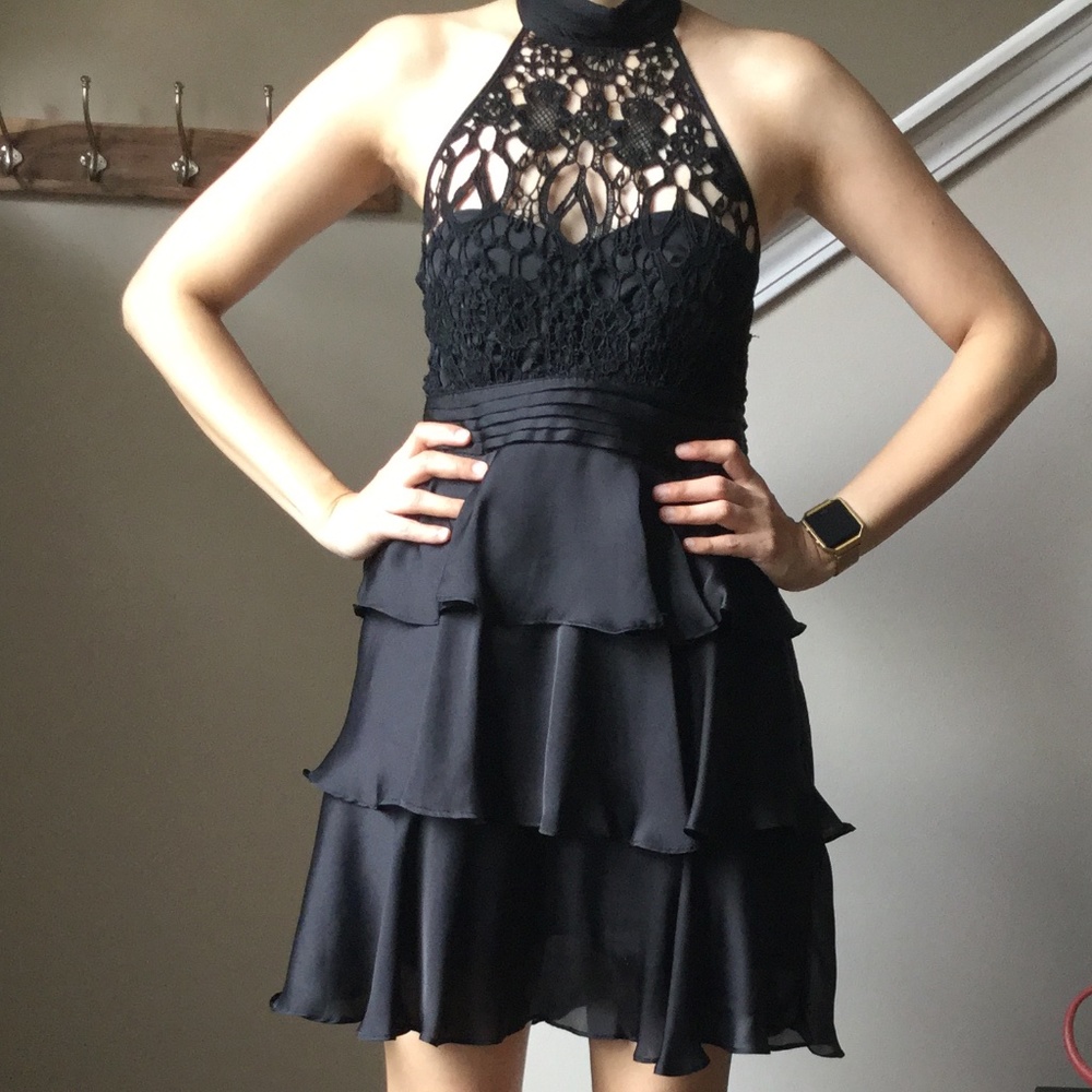 Forever 21 Black Sexy Mermaid Dress NWOT - Picture 2 of 5